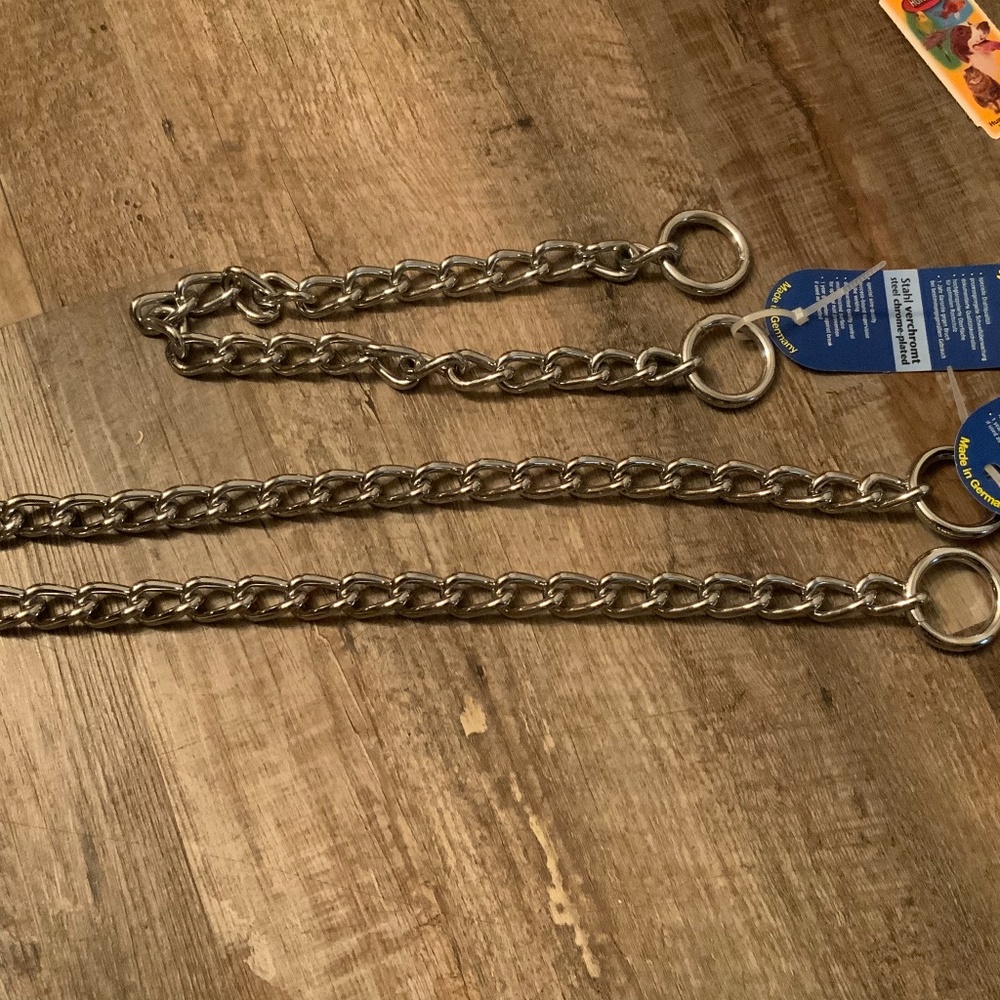 Sprenger Chrome Plated Choker Chain For Dogs (4mm x 18”)